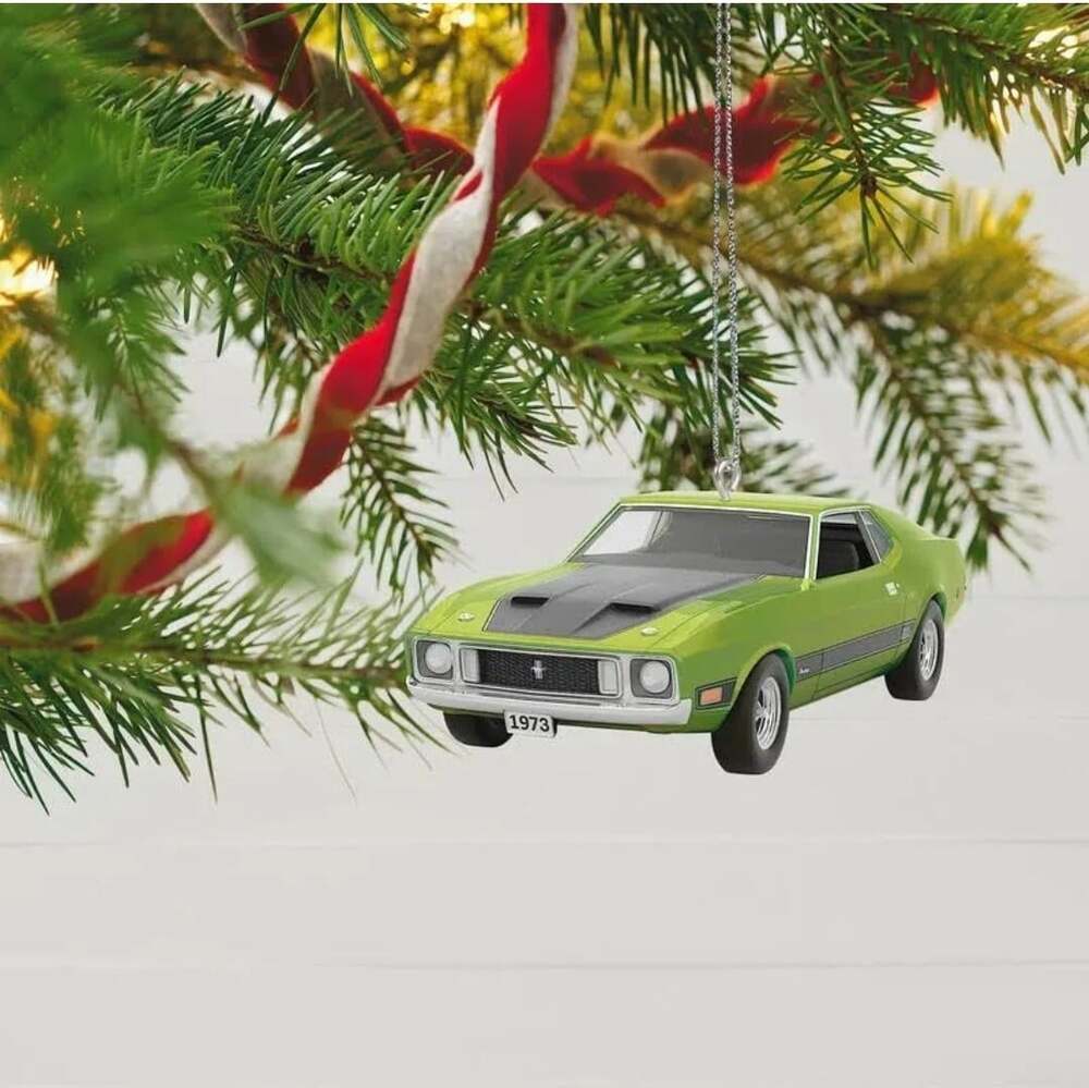 2023 Hallmark Keepsake 1973 Ford Mustang Mach 1 #33 Classic Cars Ornament New